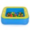 Piscină Gonflabilă cu Bile 2în1 Moni Toys, Căsuță de Joacă, 100 Bile Colorate 6 cm, Interior și Exterior, 2 Ani+