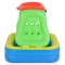 Piscină Gonflabilă cu Bile 2în1 Moni Toys, Căsuță de Joacă, 100 Bile Colorate 6 cm, Interior și Exterior, 2 Ani+