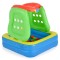 Piscină Gonflabilă cu Bile 2în1 Moni Toys, Căsuță de Joacă, 100 Bile Colorate 6 cm, Interior și Exterior, 2 Ani+