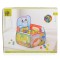 Piscină Gonflabilă cu Bile Moni Toys Joyfull, Coș Baschet Încorporat, 100 Bile Colorate 6 cm, Interior și Exterior, 2 Ani+