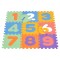 Covoraș Puzzle din Spumă EVA Moni Toys, 9 Piese cu Numere, 89x89 cm Asamblat, Colorat, Moale, 10 Luni+