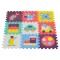 Covoraș Puzzle din Spumă EVA Moni Toys Traffic, 9 Piese cu Vehicule Colorate, 86x86 cm Asamblat, 10 Luni+