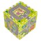 Covoraș Puzzle din Spumă EVA Moni Toys cu Drumuri, 9 Piese, Hartă Oraș cu Drumuri și Clădiri, 90,5x90,5 cm, 10 Luni+