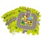 Covoraș Puzzle din Spumă EVA Moni Toys cu Drumuri, 9 Piese, Hartă Oraș cu Drumuri și Clădiri, 90,5x90,5 cm, 10 Luni+