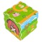 Covoraș Puzzle din Spumă EVA Moni Toys Fermă, 9 Piese, Animale + Tractor, 90,5x90,5 cm Asamblat, Colorat, 10 Luni+