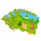 Covoraș Puzzle din Spumă EVA Moni Toys Fermă, 9 Piese, Animale + Tractor, 90,5x90,5 cm Asamblat, Colorat, 10 Luni+