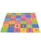 Covoraș Puzzle din Spumă EVA Moni Toys, Alfabet Englez + Cifre, 36 Piese, 180x180 cm Asamblat, Colorat, 10 Luni+
