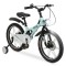 Bicicletă Copii Byox GTR Mint 18" 5-9 Ani, Cadru Aliaj Magneziu, Frâne Disc Față + Spate, Far LED, Roți Ajutatoare