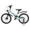 Bicicletă Copii Byox GTR Mint 18" 5-9 Ani, Cadru Aliaj Magneziu, Frâne Disc Față + Spate, Far LED, Roți Ajutatoare