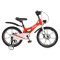 Bicicletă Copii Byox GTR Red 18" 5-9 Ani, Cadru Aliaj Magneziu, Frâne Disc Față + Spate, Far LED, Roți Ajutatoare