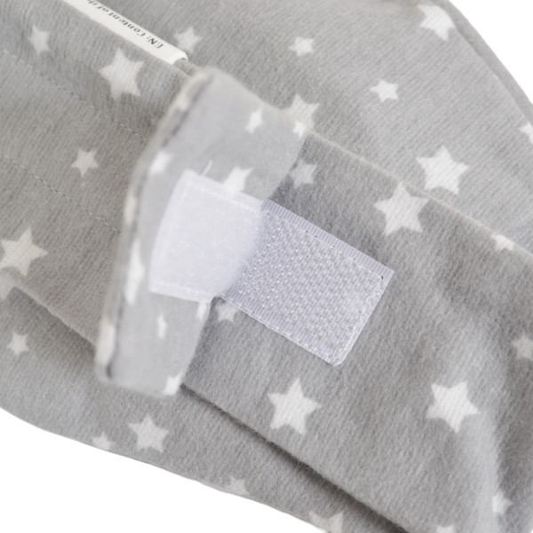 Centură Colici Bebe Hugzzz Grey cu Sâmburi de Cireșe, Compresă Caldă Naturală, 0 luni+