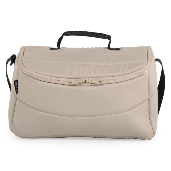 Cărucior 3în1 Cangaroo Joker Vanilla-Beige, Coș Nou-Născut, Scaun Reversibil, Scaun Auto i-Size R129, Pliabil, 0-22 kg