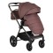 Cărucior 3în1 Cangaroo Joker Coffee, Coș Nou-Născut, Scaun Reversibil, Scaun Auto i-Size R129, Pliabil, 0-22 kg