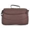 Cărucior 3în1 Cangaroo Joker Coffee, Coș Nou-Născut, Scaun Reversibil, Scaun Auto i-Size R129, Pliabil, 0-22 kg