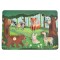Puzzle din Lemn Animale Sălbatice Moni Toys, Piese cu Mânere, Pădure, 18 luni+