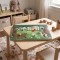 Puzzle din Lemn Animale Sălbatice Moni Toys, Piese cu Mânere, Pădure, 18 luni+