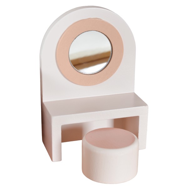 Casă de Păpuși din Lemn Moni Toys Lina, 4 Etaje, 5 Camere, Mobilier și Accesorii Incluse, 3 ani+