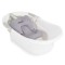 Plasă de Baie Bebeluș Cangaroo Mini Hug Grey, Textil Moale, Curele Fixare, 0-6 luni, Max 8 kg
