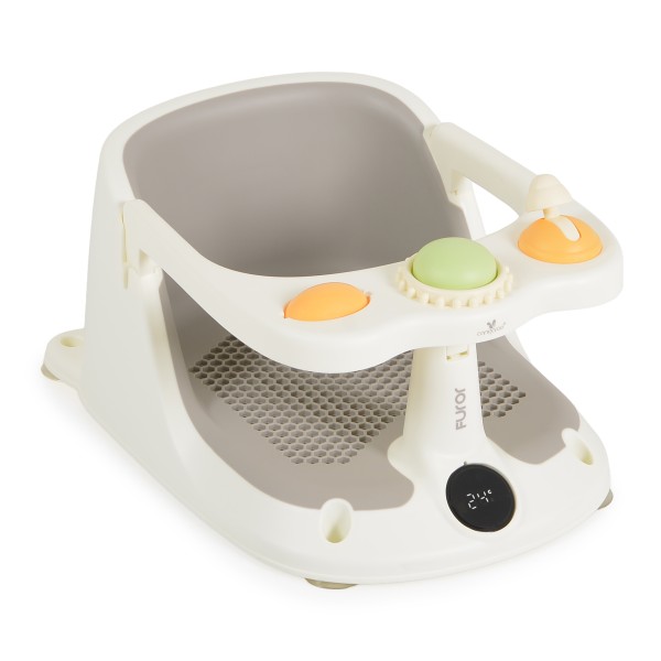 Scaun de Baie Bebelusi Cangaroo Furor cu Termometru Digital și Jucării, 4 Ventuze, 6-18 luni, Max 13 kg