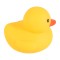 Suport de Baie Bebelusi Moni Quack Beige, Înălțime și Lățime Reglabilă, Efecte Sonore Rață, Rățușcă Cadou, 9-36 luni