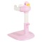 Suport de Baie Bebelusi Moni Quack Pink, Înălțime și Lățime Reglabilă, Efecte Sonore Rață, Rățușcă Cadou, 9-36 luni