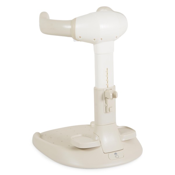 Suport de Baie Bebe cu Scaun Cangaroo Nuggy Beige, Înălțime Reglabilă, Bază Antiderapantă Largă, Scaun Cadou, 9 luni+