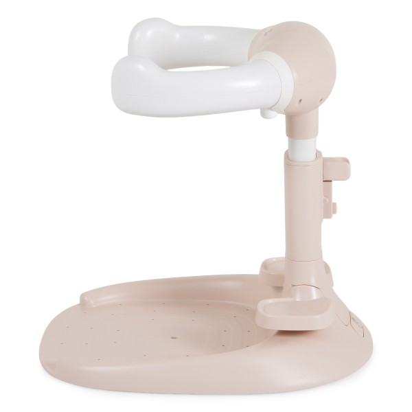 Suport de Baie Bebe cu Scaun Cangaroo Nuggy Pink, Înălțime Reglabilă, Bază Antiderapantă Largă, Scaun Cadou, 9 luni+
