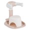 Suport de Baie Bebe cu Scaun Cangaroo Nuggy Pink, Înălțime Reglabilă, Bază Antiderapantă Largă, Scaun Cadou, 9 luni+