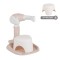 Suport de Baie Bebe cu Scaun Cangaroo Nuggy Pink, Înălțime Reglabilă, Bază Antiderapantă Largă, Scaun Cadou, 9 luni+
