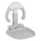 Suport de Baie Bebe cu Scaun Cangaroo Nuggy Gray, Înălțime Reglabilă, Bază Antiderapantă Largă, Scaun Cadou, 9 luni+