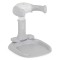 Suport de Baie Bebe cu Scaun Cangaroo Nuggy Gray, Înălțime Reglabilă, Bază Antiderapantă Largă, Scaun Cadou, 9 luni+