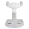 Suport de Baie Bebe cu Scaun Cangaroo Nuggy Gray, Înălțime Reglabilă, Bază Antiderapantă Largă, Scaun Cadou, 9 luni+