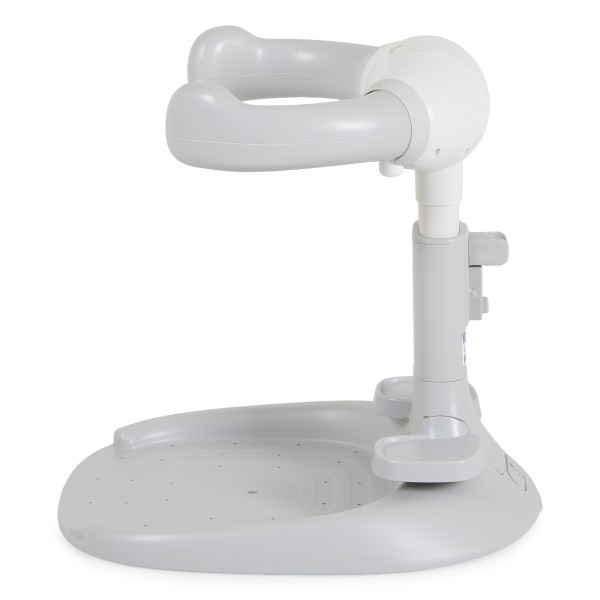 Suport de Baie Bebe cu Scaun Cangaroo Nuggy Gray, Înălțime Reglabilă, Bază Antiderapantă Largă, Scaun Cadou, 9 luni+