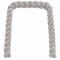 Protecție Pătuț Bebelusi, Cangaroo Boucle Dream Grey, Structură Tricotată, 235 cm, 60×120 și 70×140 cm