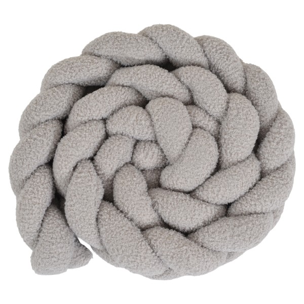 Protecție Pătuț Bebelusi, Cangaroo Boucle Dream Grey, Structură Tricotată, 235 cm, 60×120 și 70×140 cm