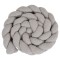 Protecție Pătuț Bebelusi, Cangaroo Boucle Dream Grey, Structură Tricotată, 235 cm, 60×120 și 70×140 cm
