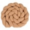 Protecție Pătuț Bebelusi, Cangaroo Boucle Dream Beige, Structură Tricotată, 235 cm, 60×120 și 70×140 cm