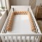 Protecție Pătuț Bebelusi, Cangaroo Boucle Dream Beige, Structură Tricotată, 235 cm, 60×120 și 70×140 cm