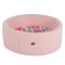Piscină cu Bile Moale Boucle Moni Toys Pink, 200 Bile Incluse, Husă Detașabilă, 90×90 cm, 12 luni+