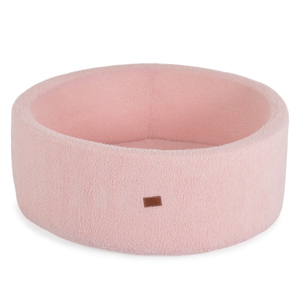 Piscină cu Bile Moale Boucle Moni Toys Pink, 200 Bile Incluse, Husă Detașabilă, 90×90 cm, 12 luni+