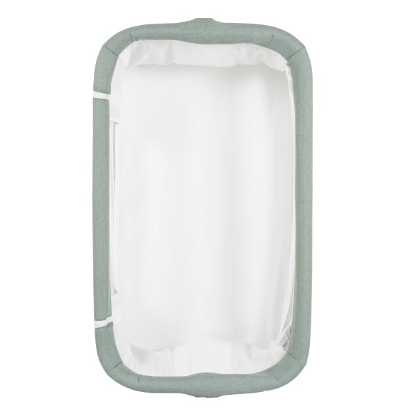 Pătuț Co-Sleeping Cangaroo Adoro Green, 2 Moduri, 7 Poziții Înălțime, Funcție Antireflux, Roți cu Frâne, 0 luni+