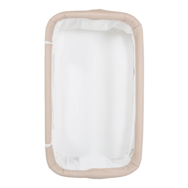 Pătuț Co-Sleeping Cangaroo Adoro Khaki, 2 Moduri, 7 Poziții Înălțime, Funcție Antireflux, Roți cu Frâne, 0 luni+