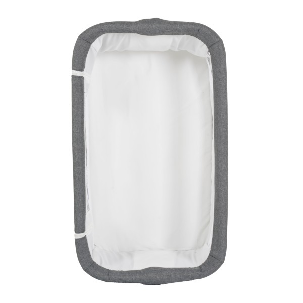 Pătuț Co-Sleeping Cangaroo Adoro Grey, 2 Moduri, 7 Poziții Înălțime, Funcție Antireflux, Roți cu Frâne, 0 luni+