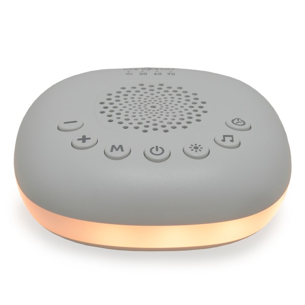 Aparat Sunete Albe Bebelusi Cangaroo Luma Noice, 20 Sunete, LED Color, Cronometru, 36h Baterie, Portabil