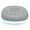 Aparat Sunete Albe Bebelusi Cangaroo Luma Noice, 20 Sunete, LED Color, Cronometru, 36h Baterie, Portabil