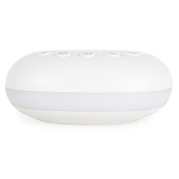 Aparat Sunete Albe Bebelusi Cangaroo Luma Noice, 20 Sunete, LED Color, Cronometru, 36h Baterie, Portabil