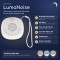 Aparat Sunete Albe Bebelusi Cangaroo Luma Noice, 20 Sunete, LED Color, Cronometru, 36h Baterie, Portabil