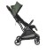 Cărucior Cangaroo Easy Fold Green, Pliere Automată, Cadru Aluminiu, Spătar Rabatabil, Roți 360°, Husă Picioare, 0-22 kg