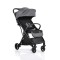 Cărucior Cangaroo Easy Fold Grey, Pliere Automată, Cadru Aluminiu, Spătar Rabatabil, Roți 360°, Husă Picioare, 0-22 kg