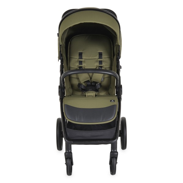 Cărucior Cangaroo Ace Green, 0-4 Ani, Aluminiu, Amortizoare Toate Roțile, Copertină UPF 50+, Șezut 87 cm, 0-22 kg